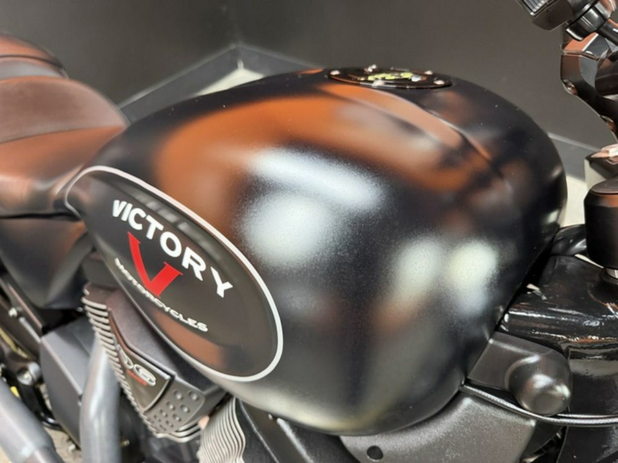 2015 Victory Motorcycles High-Ball Suede Black With Silver Pinstripes