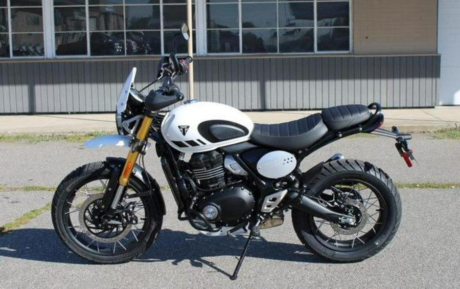 2026 Triumph Scrambler 400 XC Vanilla White
