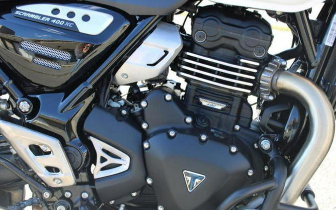 2026 Triumph Scrambler 400 XC Vanilla White