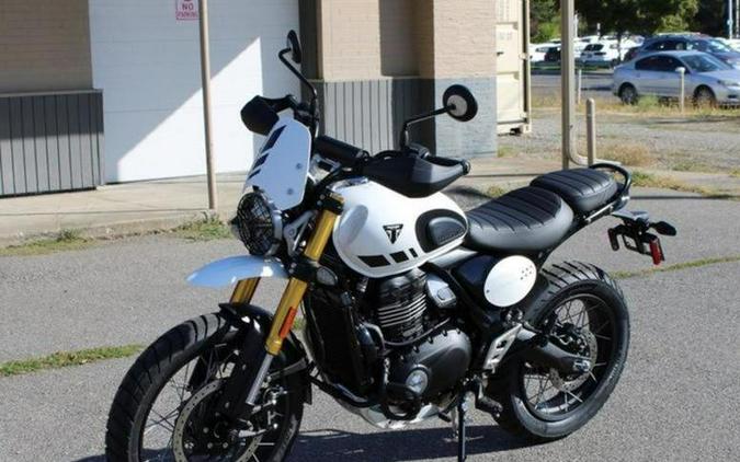 2026 Triumph Scrambler 400 XC Vanilla White