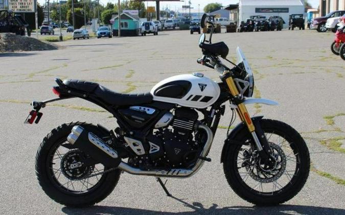 2026 Triumph Scrambler 400 XC Vanilla White