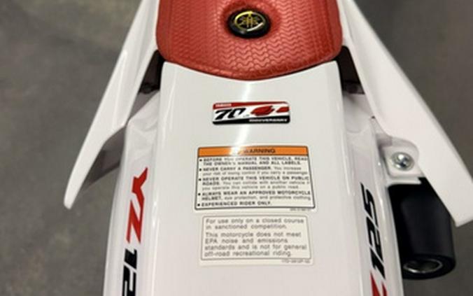 2026 Yamaha YZ 125 70th Anniversary Edition