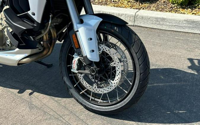 2024 Ducati Multistrada V4 S Travel & Radar Spoked Wheels Iceberg White