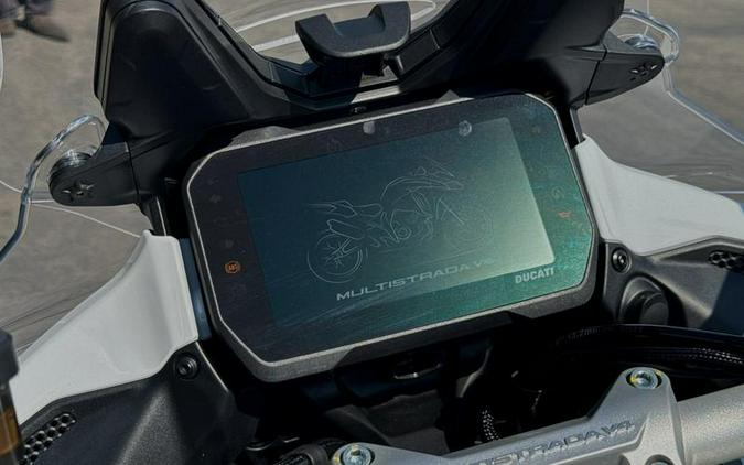 2024 Ducati Multistrada V4 S Travel & Radar Spoked Wheels Iceberg White