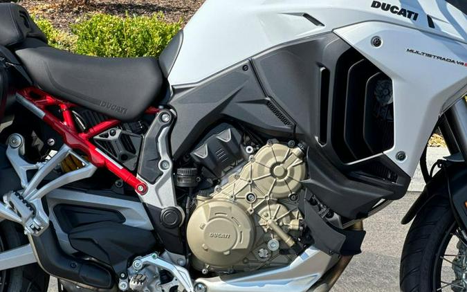 2024 Ducati Multistrada V4 S Travel & Radar Spoked Wheels Iceberg White