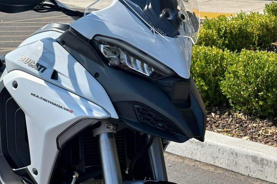2024 Ducati Multistrada V4 S Travel & Radar Iceberg White