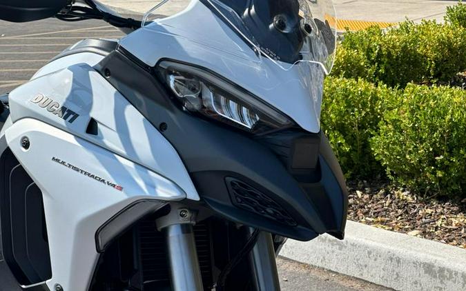 2024 Ducati Multistrada V4 S Travel & Radar Spoked Wheels Iceberg White