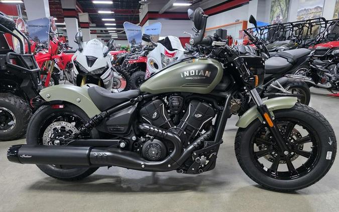 2026 Indian Scout Bobber Limited +Tech Moss Green Smoke