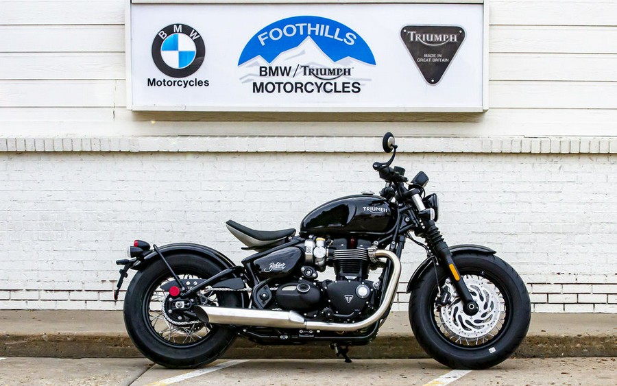 2024 Triumph Bonneville Bobber Jet Black