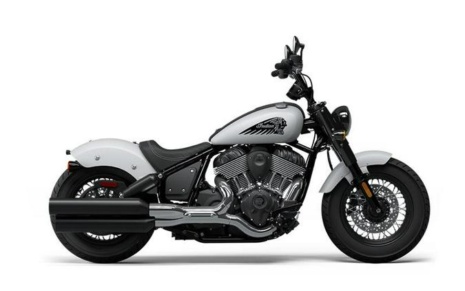 2024 Indian Motorcycle® Chief Bobber Ghost White Metallic Smoke