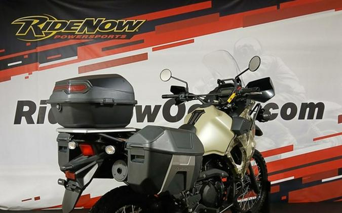 2025 Kawasaki KLR650 Adventure ABS Cypher Camo Beige