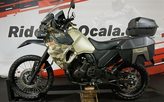 2025 Kawasaki KLR650 Adventure ABS Cypher Camo Beige