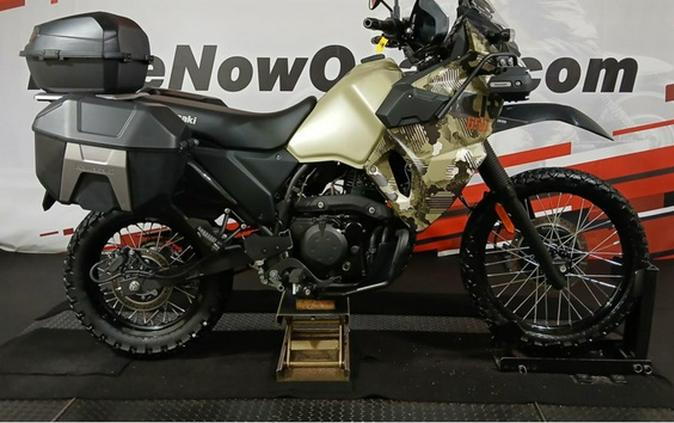 2025 Kawasaki KLR650 Adventure ABS Cypher Camo Beige