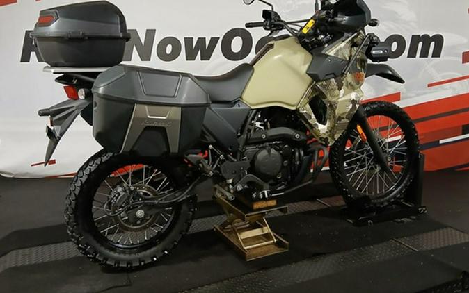 2025 Kawasaki KLR650 Adventure ABS Cypher Camo Beige
