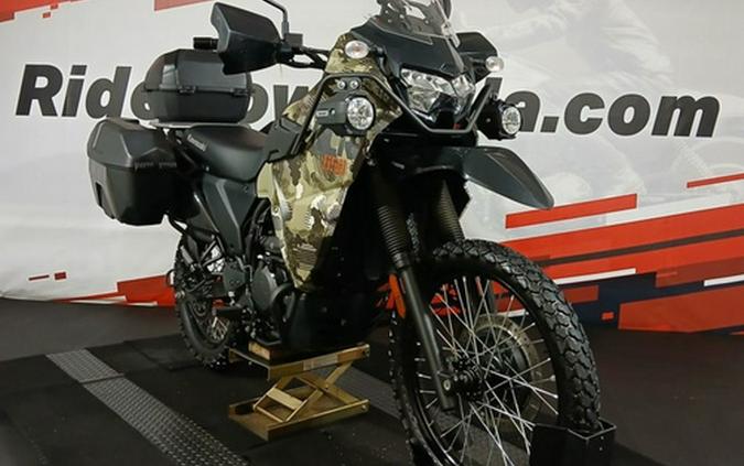 2025 Kawasaki KLR650 Adventure ABS Cypher Camo Beige