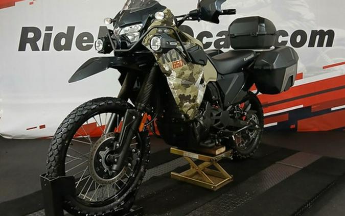 2025 Kawasaki KLR650 Adventure ABS Cypher Camo Beige