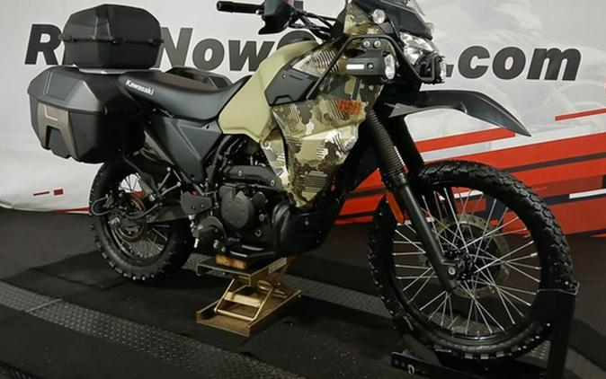 2025 Kawasaki KLR650 Adventure ABS Cypher Camo Beige
