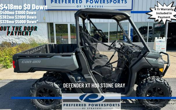 2024 Can-Am Defender XT HD9 Stone Gray