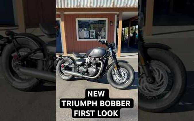 2026 TRIUMPH BOBBER FIRST LOOK