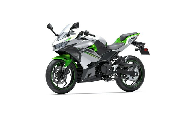 2027 Kawasaki NINJA E-1 ABS Metallic Bright Silver/Metallic Matte Lime Green