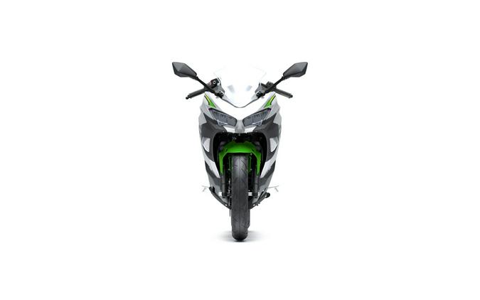 2027 Kawasaki NINJA E-1 ABS Metallic Bright Silver/Metallic Matte Lime Green