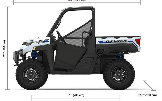 2023 Polaris Industries RANGER XP Kinetic Ultimate Icy White Pearl