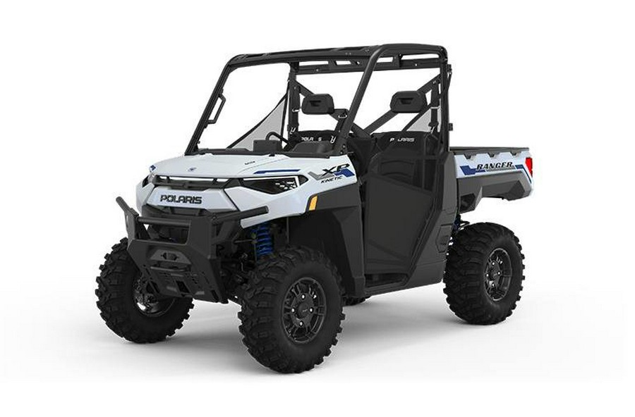 2023 Polaris Industries RANGER XP Kinetic Ultimate Icy White Pearl