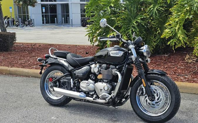 2025 Triumph Bonneville Speedmaster Jet Black