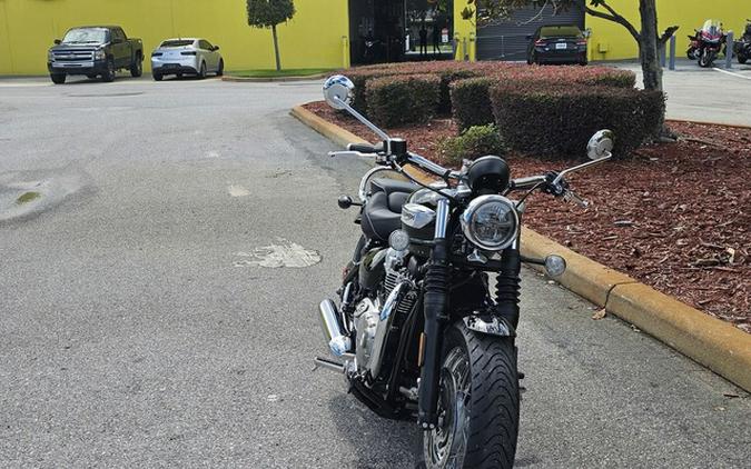 2025 Triumph Bonneville Speedmaster Jet Black