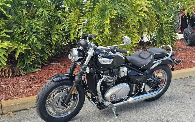 2025 Triumph Bonneville Speedmaster Jet Black