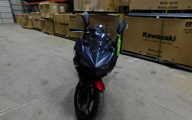 2026 Kawasaki Ninja® 500 ABS Metallic Matte Twilight Blue