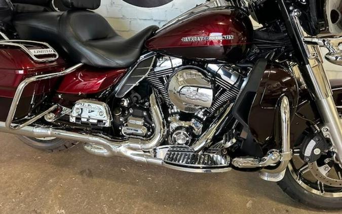 2015 Electra Glide Ultra Limited Two-Tone Mysterious Red Sunglo/Blackened Cayenne Sunglo