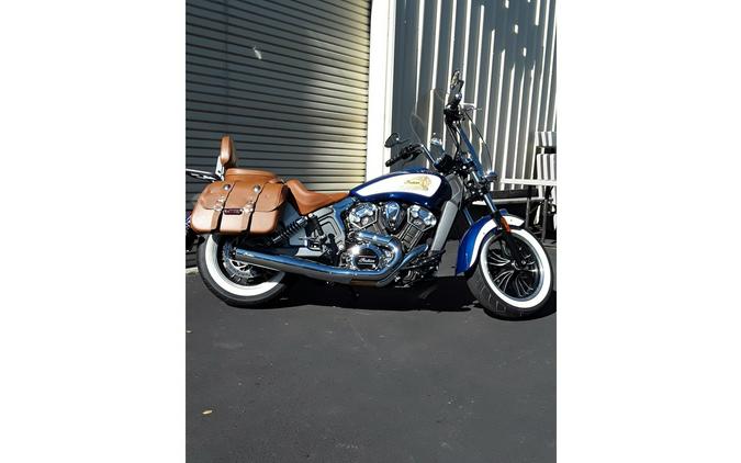 2018 Indian Motorcycle SCOUT ABS, BRILLIANT BLUE/WHITE & RP, CAL
