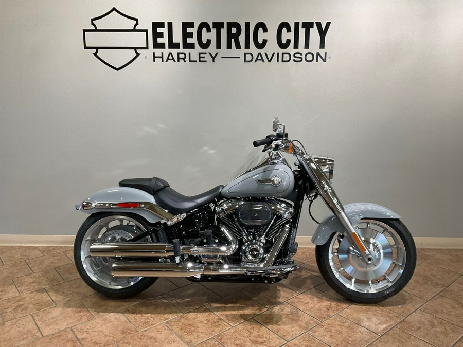 2024 Harley-Davidson Fat Boy 114 Billiard Gray FLFBS