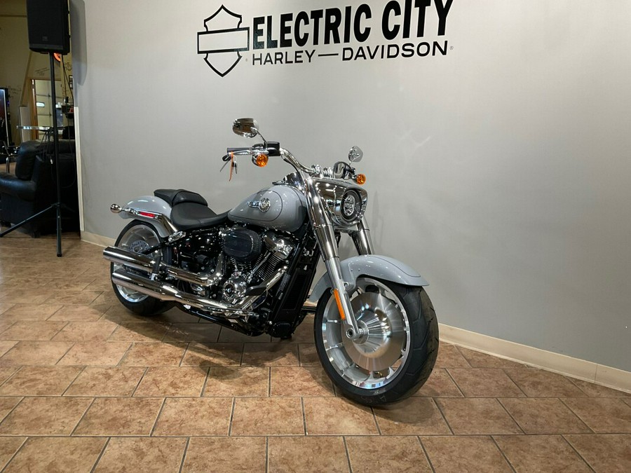 2024 Harley-Davidson Fat Boy 114 Billiard Gray FLFBS