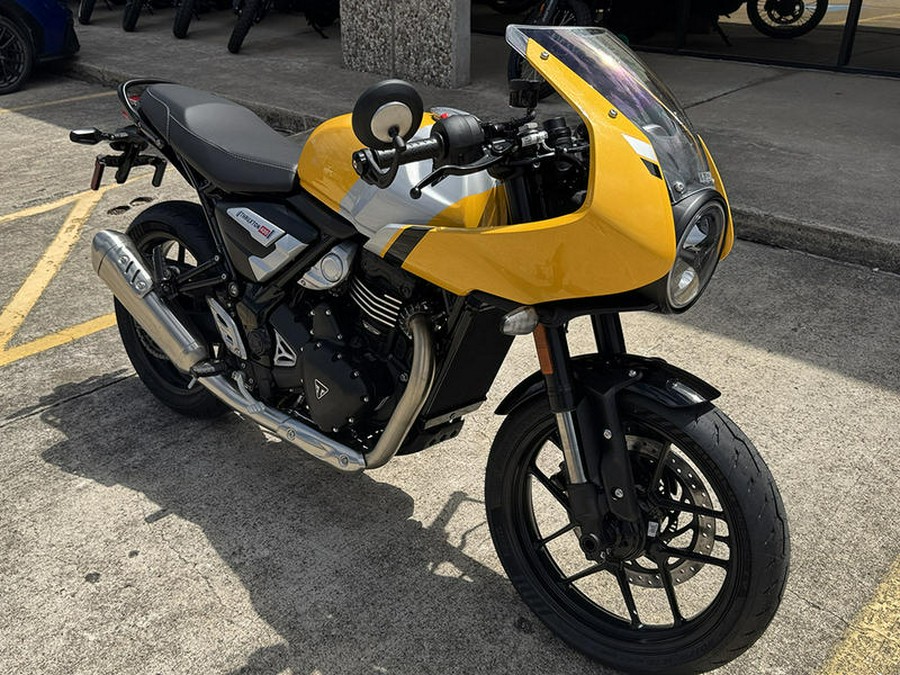 2026 Triumph Thruxton 400 Metallic Racing Yellow / Aluminium Silver