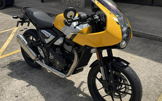 2026 Triumph Thruxton 400 Metallic Racing Yellow / Aluminium Silver