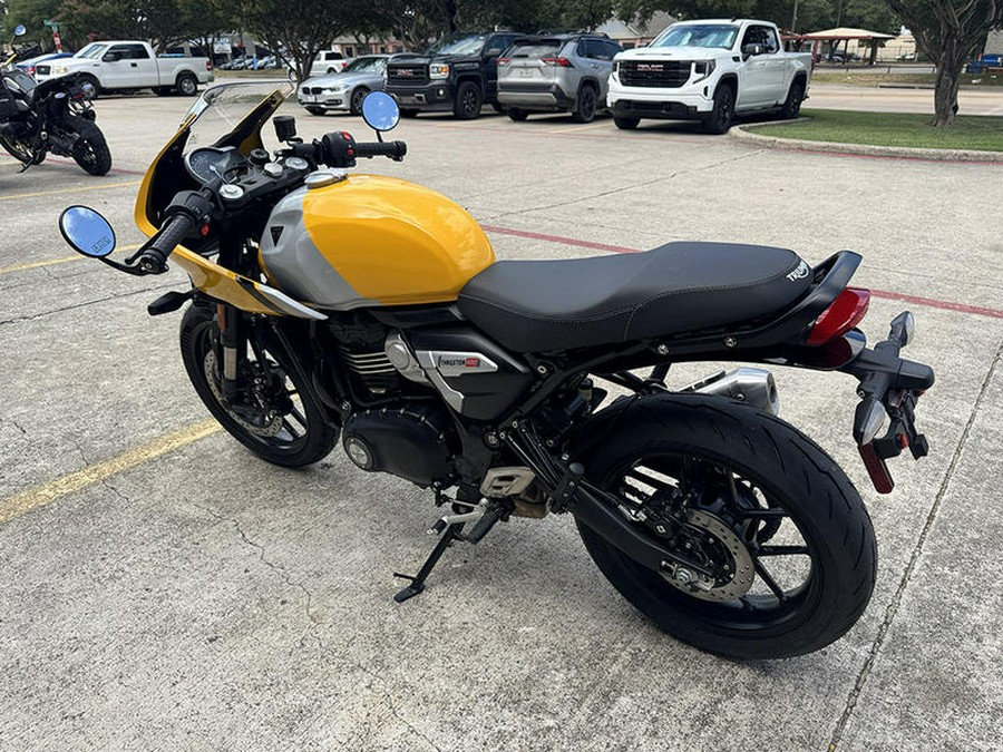 2026 Triumph Thruxton 400 Metallic Racing Yellow / Aluminium Silver