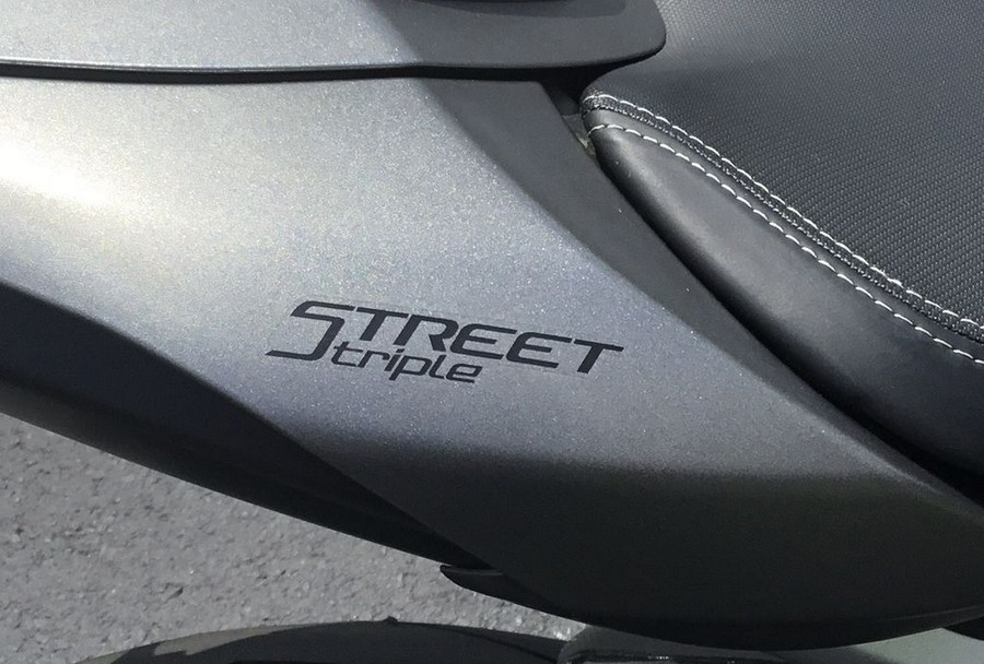 2018 Triumph Street Triple RS Matt Silver Ice