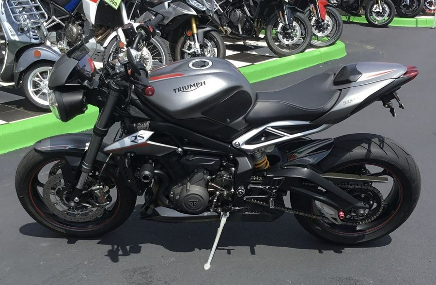 2018 Triumph Street Triple RS Matt Silver Ice