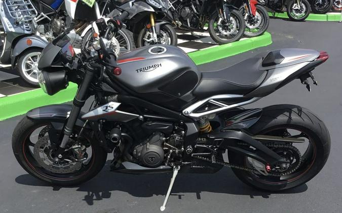 2018 Triumph Street Triple RS Matt Silver Ice