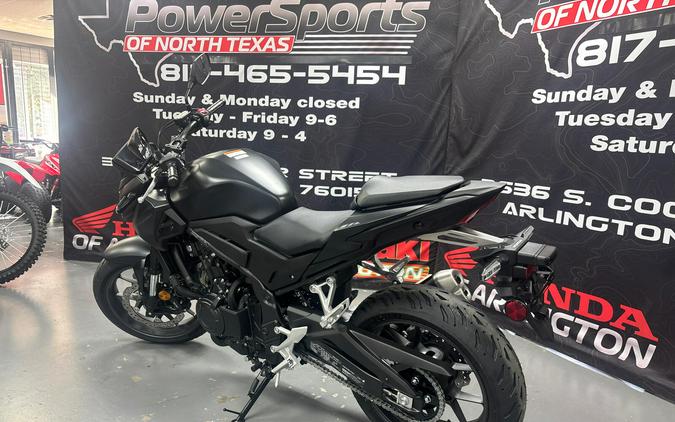 2026 Honda CB500F