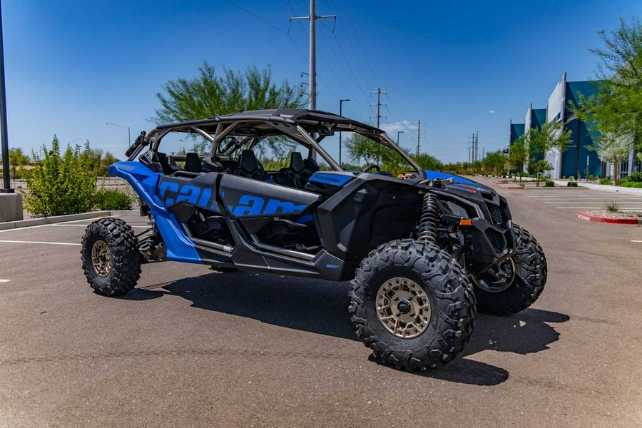 2024 Can-Am® Maverick X3 MAX X rs Turbo RR with Smart-Shox Dazzling Blue & Carbon Black