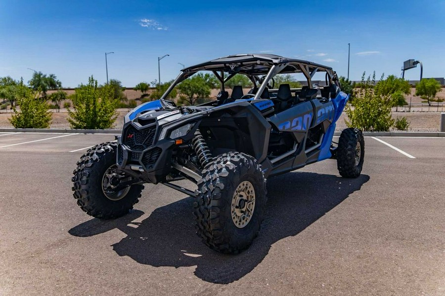 2024 Can-Am® Maverick X3 MAX X rs Turbo RR with Smart-Shox Dazzling Blue & Carbon Black