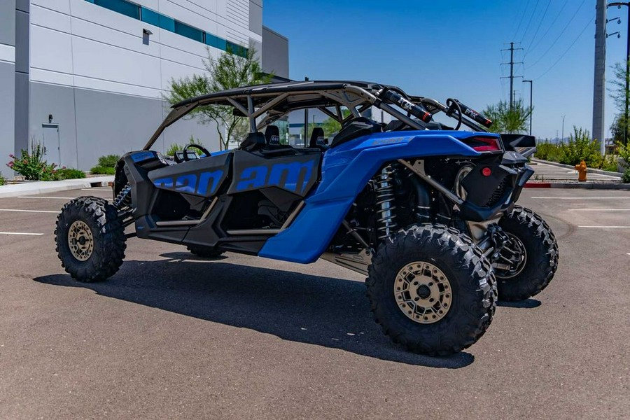 2024 Can-Am® Maverick X3 MAX X rs Turbo RR with Smart-Shox Dazzling Blue & Carbon Black