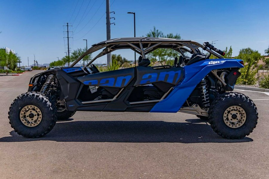 2024 Can-Am® Maverick X3 MAX X rs Turbo RR with Smart-Shox Dazzling Blue & Carbon Black