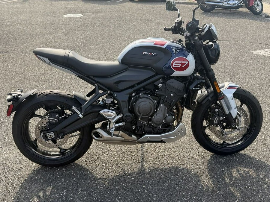 2025 Triumph Trident 660 Triple Tribute Edition