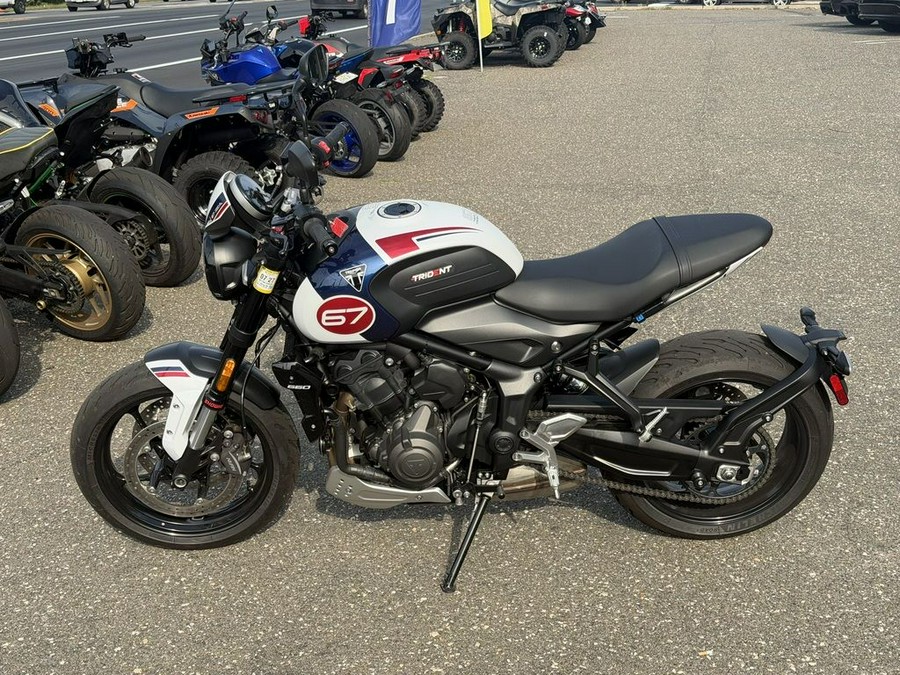 2025 Triumph Trident 660 Triple Tribute Edition