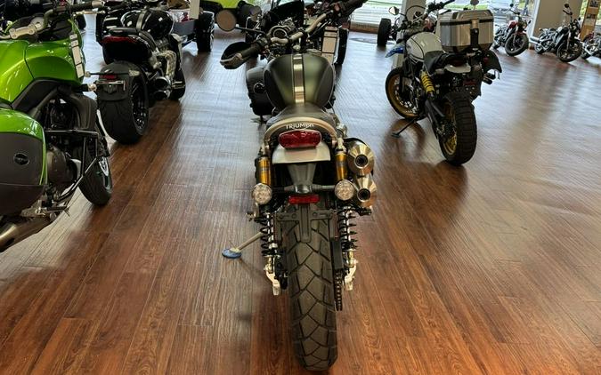 2022 Triumph Scrambler 1200 XE Matt Khaki Green Matt Jet Black