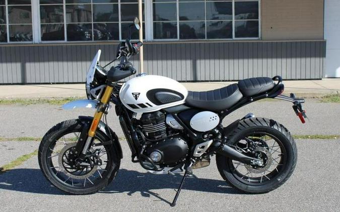 2026 Triumph Scrambler 400 XC Vanilla White